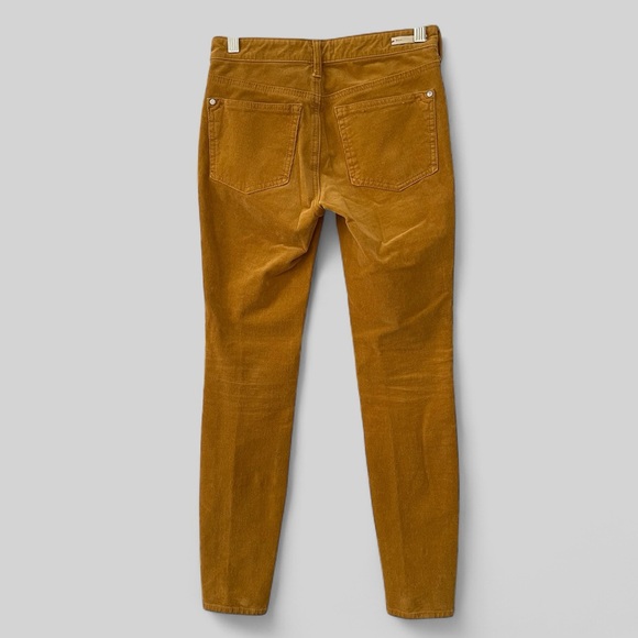 Anthropologie Pilcro Womens Velvet Feel Jeans Size 25 Marigold Skinny - Picture 3 of 10